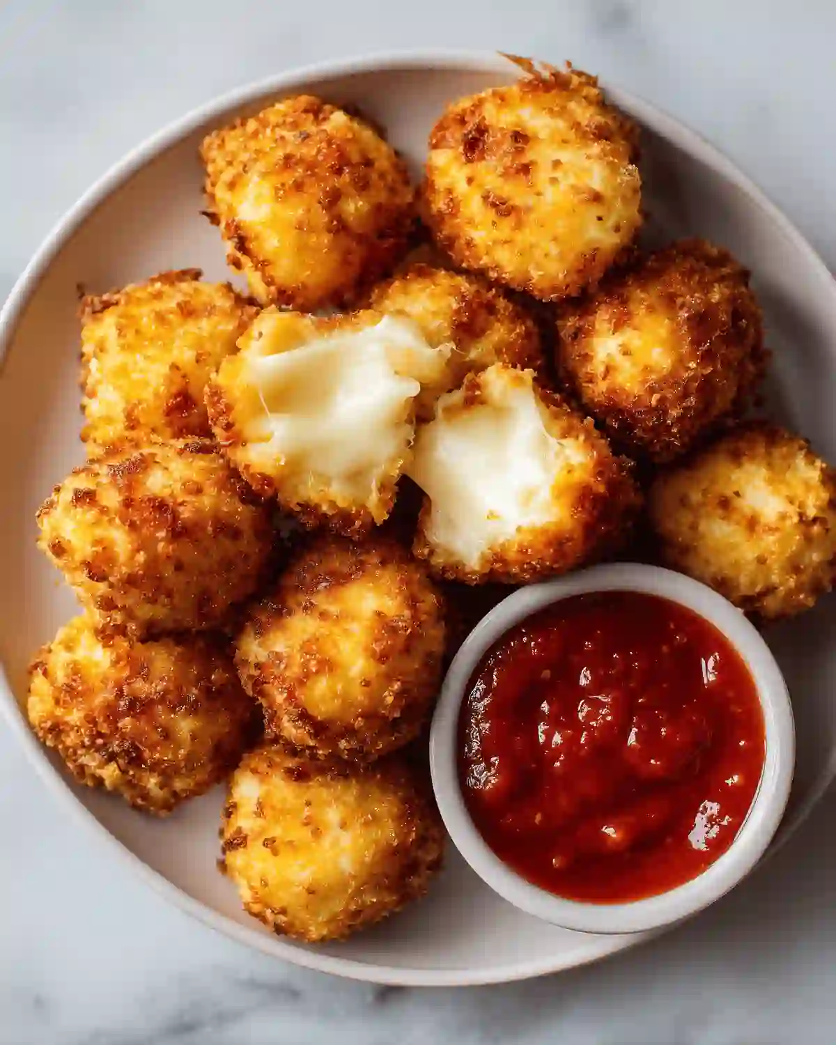 Bouchees Mozzarella Croustillantes Airfryer