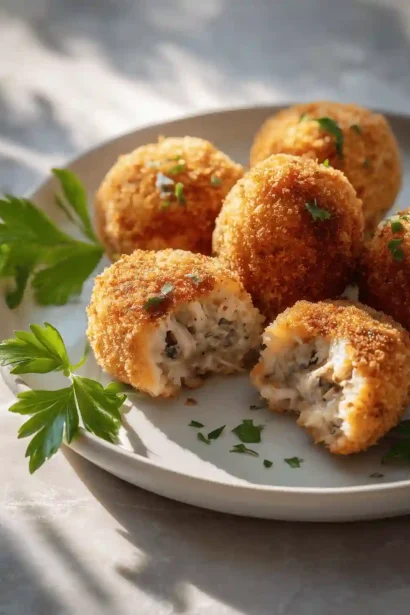 Croquettes Champignons Airfryer