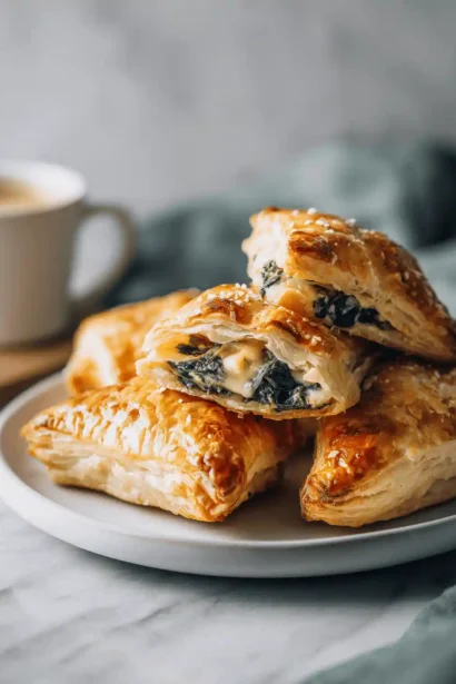 Feuilletes Fromage Epinards Airfryer