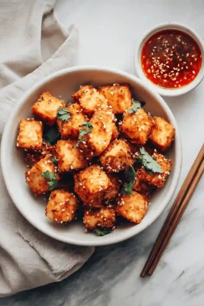 Tofu Croustillant Airfryer