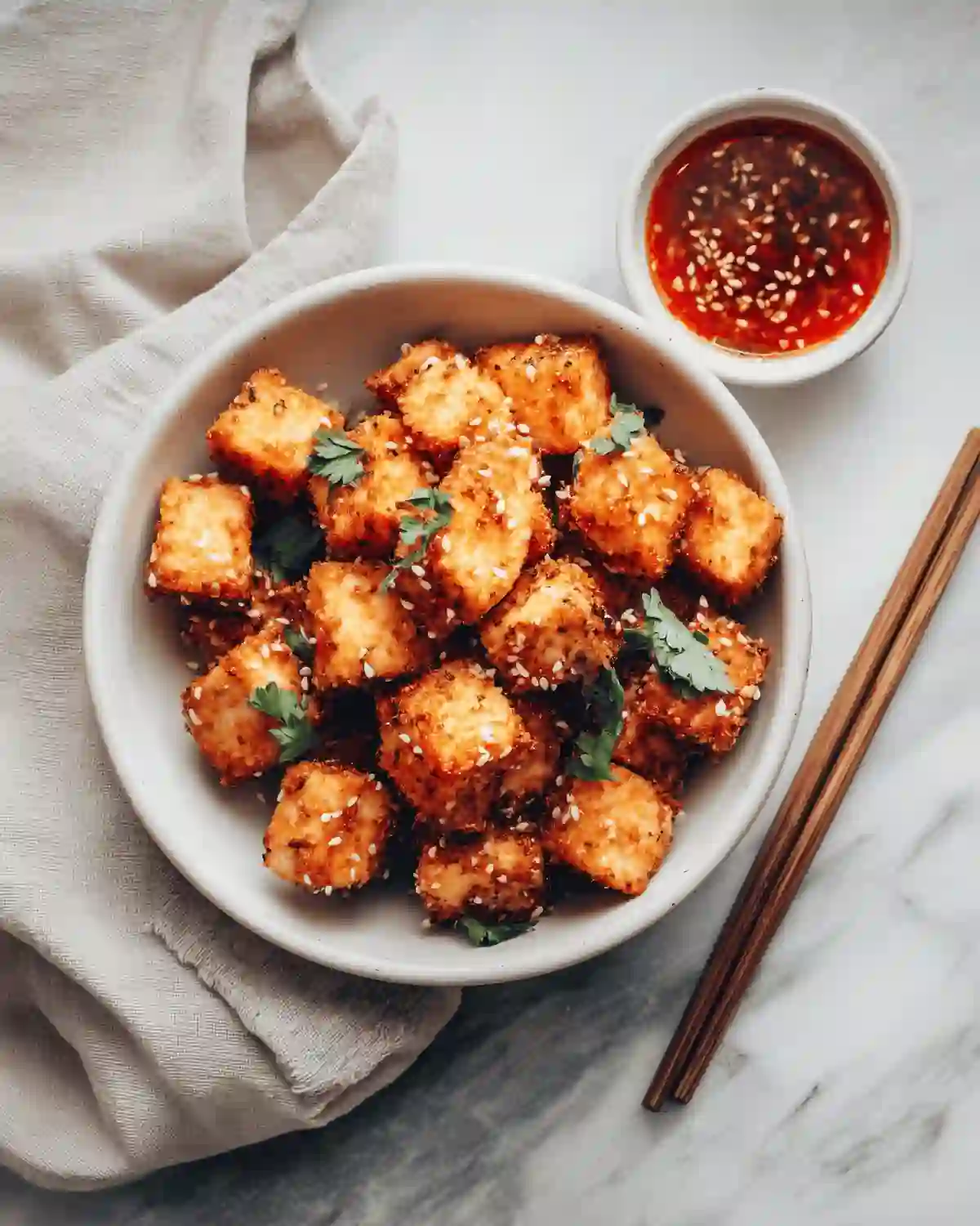 Tofu Croustillant Airfryer