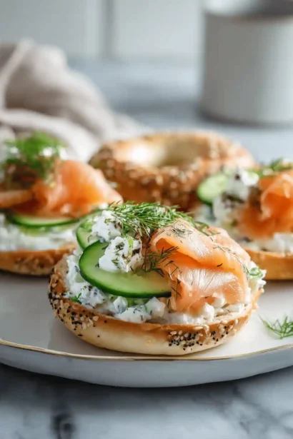 Bagels Au Saumon Airfryer