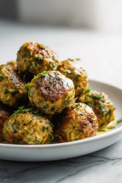 Boulettes Viande Herbes Airfryer