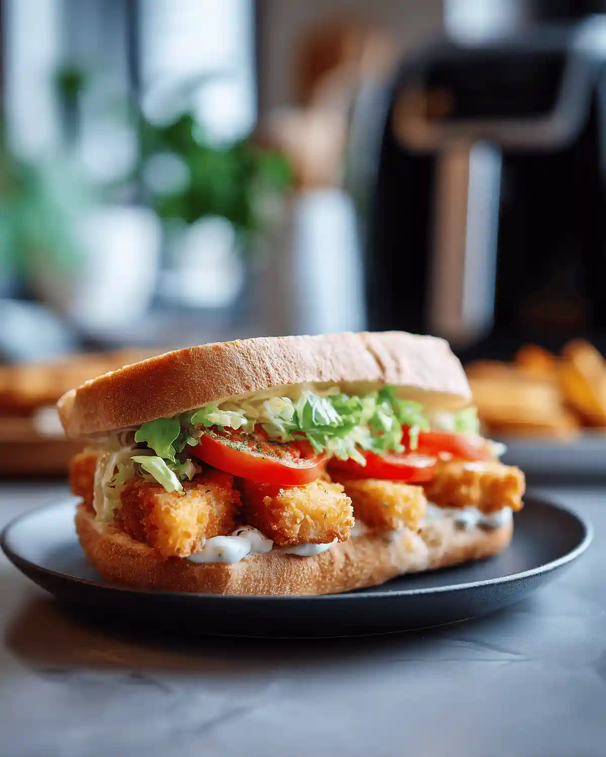 Sandwich Doigts Poisson Airfryer