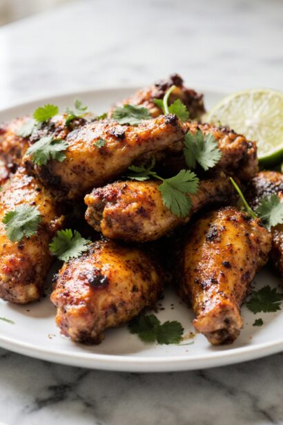 Ailes de poulets tex mex au Airfryer, croustillantes et pleines de saveurs