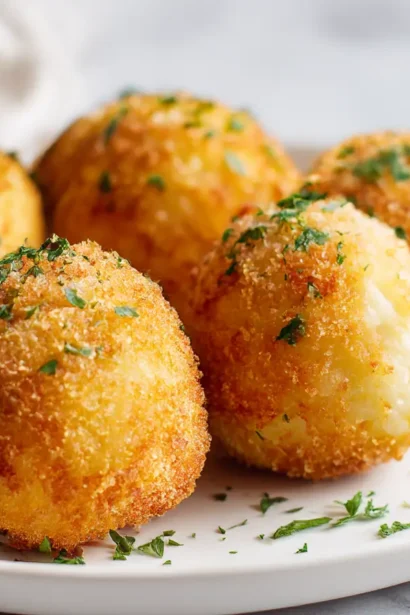 Arancini siciliens au airfryer, croustillants et savoureux