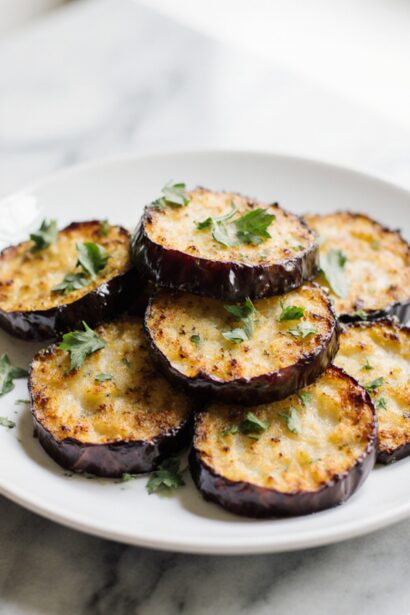 Aubergines frites au airfryer, croustillantes et savoureuses