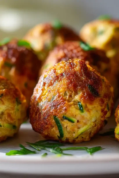 Boulettes de thon et courgette en Airfryer, savoureuses et croustillantes