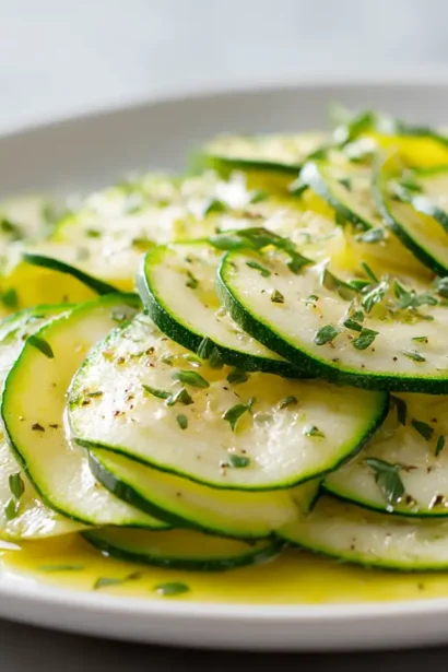 Délicieux carpaccio de courgettes en Airfryer, léger et croquant