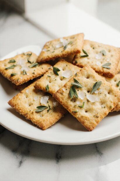 Crackers au airfryer, croustillants et légers