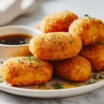 Délicieuses croquettes de riz au Airfryer, croustillantes et légères.