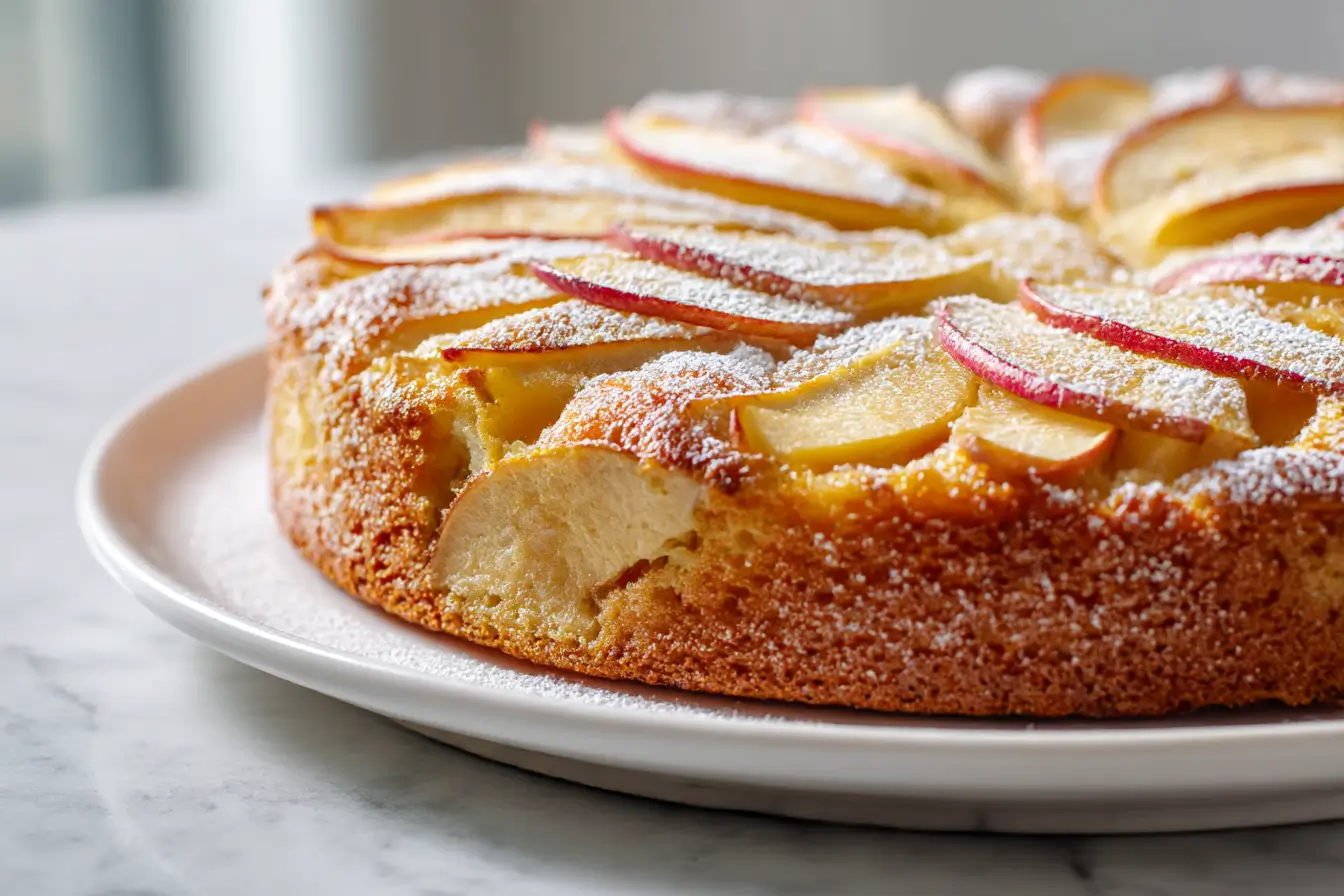 Gâteau pommes et ricotta au Airfryer, moelleux et savoureux