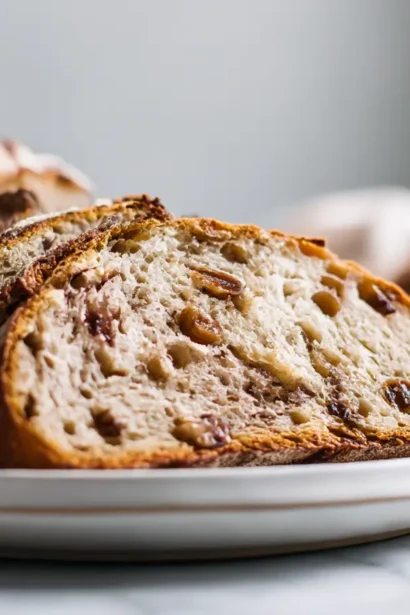 Pain aux figues et noix préparé en Airfryer, moelleux et savoureux