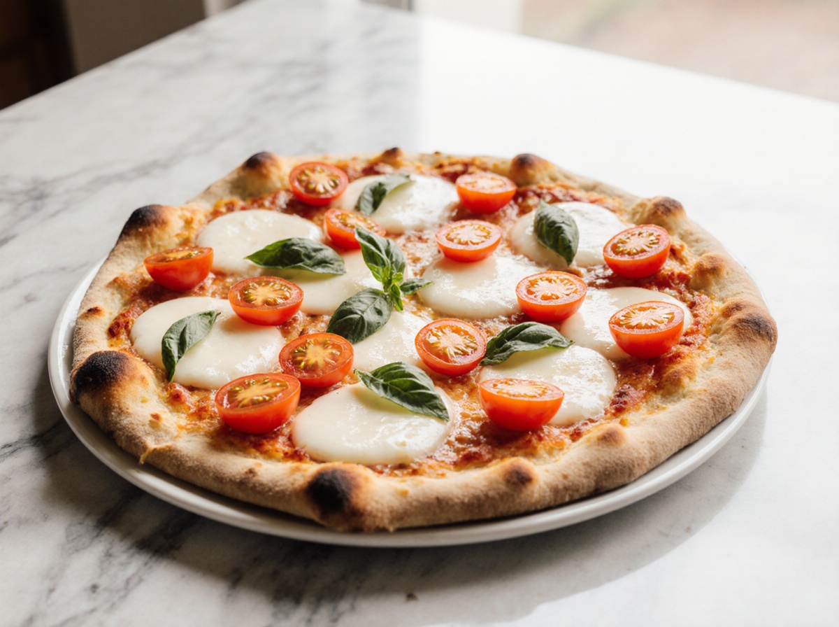Pizza au airfryer, croustillante et savoureuse