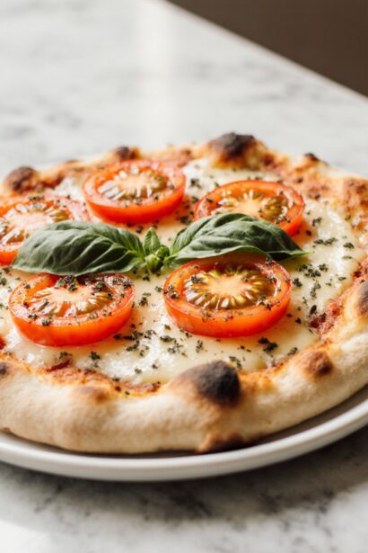 Pizza au pain naan au Airfryer, croustillante et savoureuse