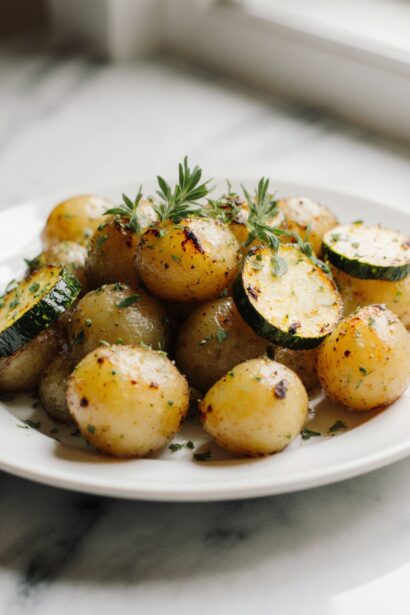 Pommes de terre et courgettes croustillantes en Airfryer, une véritable délicatesse
