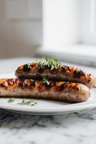 Saucisses de Toulouse en Airfryer, savoureuses et croustillantes