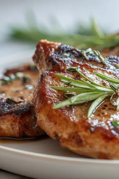 Côtelettes de porc marinées en Airfryer, juteuses et savoureuses