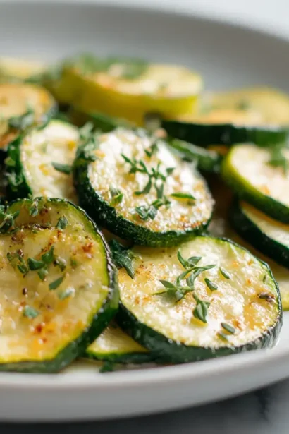 Courgettes au airfryer, délicieusement dorées et croustillantes