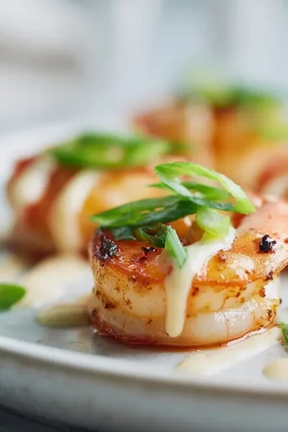 Délicieuses crevettes bang bang préparées facilement en Airfryer.
