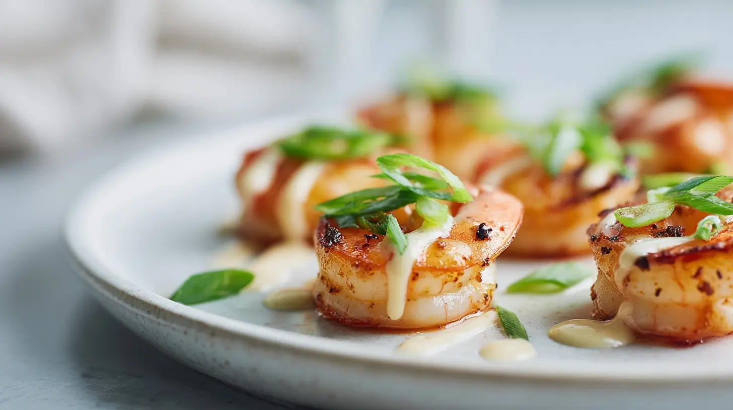 Délicieuses crevettes bang bang préparées facilement en Airfryer.