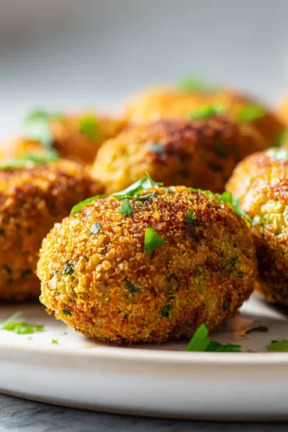 Croquettes de brocoli en Airfryer, croustillantes et savoureuses