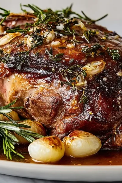 Gigot d'agneau au Airfryer, juteux et savoureux