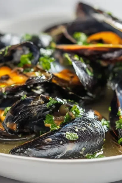 Moules à la marinière au Airfryer, savoureuses et prêtes en un rien de temps