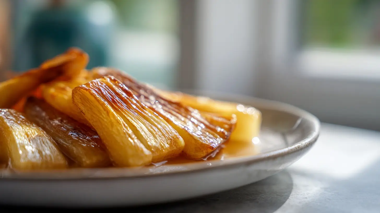 Navets caramélisés au airfryer, croquants et sucrés