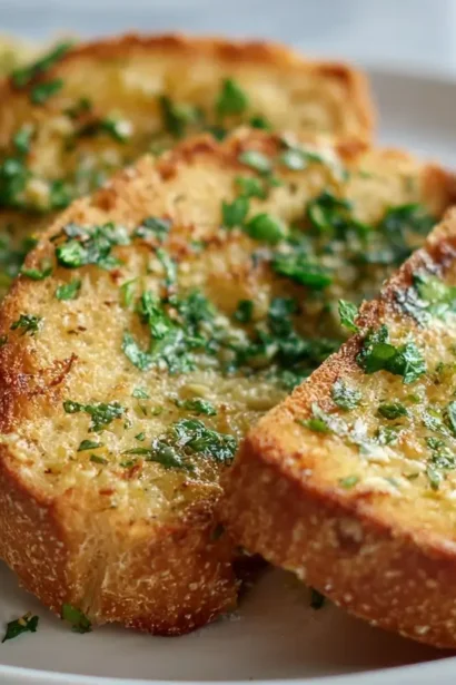 Pain à l'ail au Airfryer, moelleux et savoureux