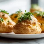 Délicieux petits choux au crabe cuits en Airfryer, croustillants et savoureux