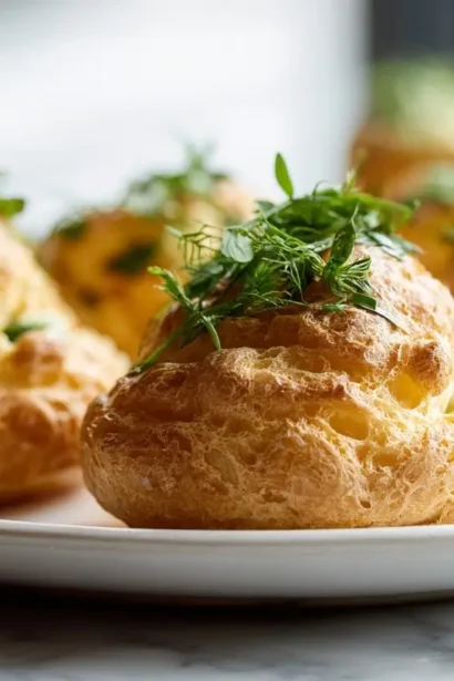 Délicieux petits choux au crabe cuits en Airfryer, croustillants et savoureux