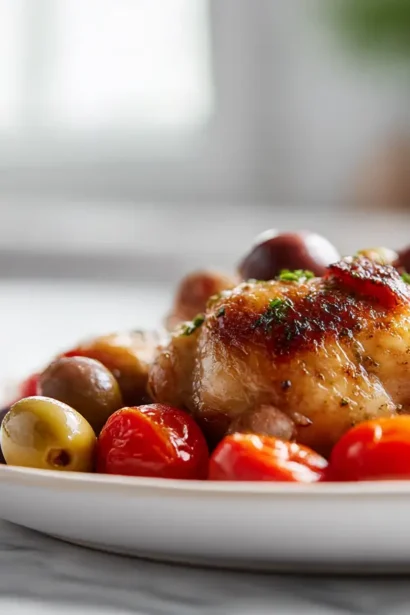Poulet à la provençale en Airfryer, juteux et parfumé