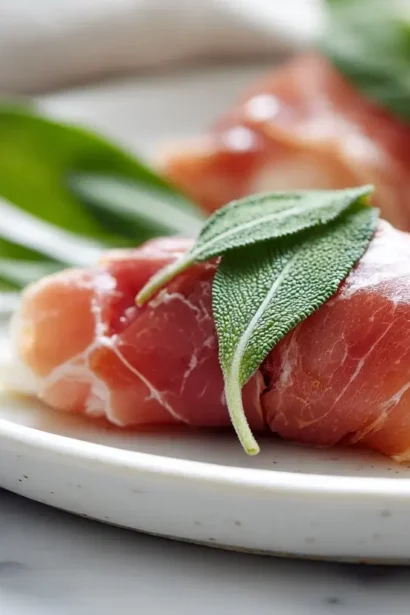 Savoureux saltimbocca au airfryer, croustillant et riche en saveurs