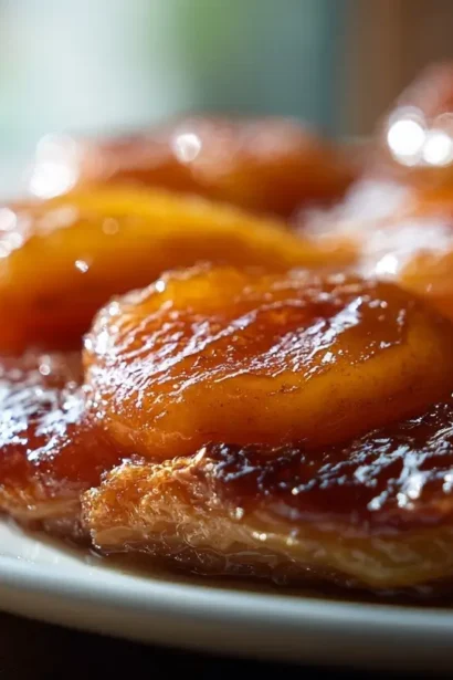 Tarte tatin au Airfryer, caramélisée et onctueuse