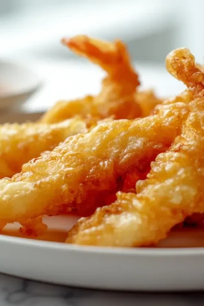 Tempura de crevettes au Airfryer, croustillant et savoureux