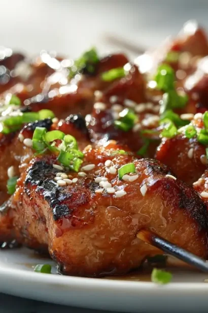 Yakitori de poulet au Airfryer, tendre et savoureux